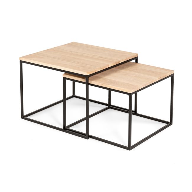 Salontafels GLASGOW - Smoked Oak