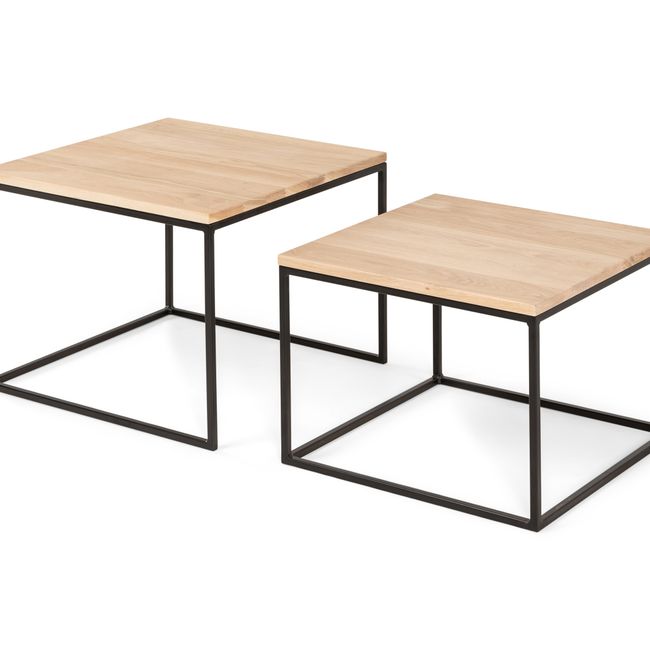 Salontafels GLASGOW - Smoked Oak