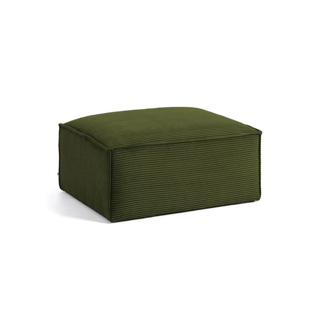 Poef BLOK - Groen corduroy
