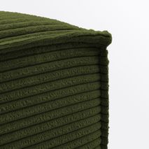 Poef BLOK - Groen corduroy KAV S576LN19
