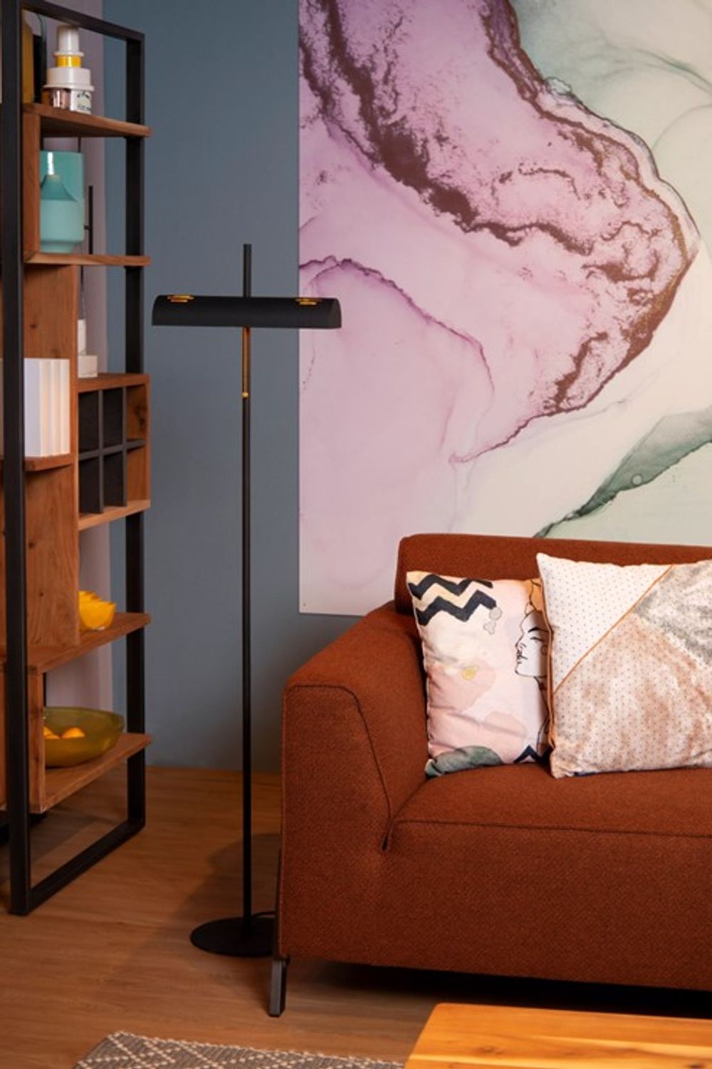 Vloerlamp GLENDALE - Zwart LCD207220230