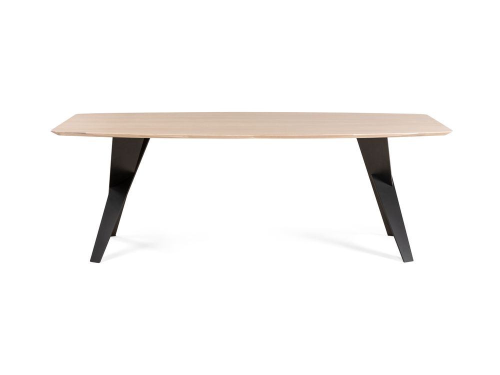 Eetkamertafel VIANO - Eik/wit FBM-37-000035
