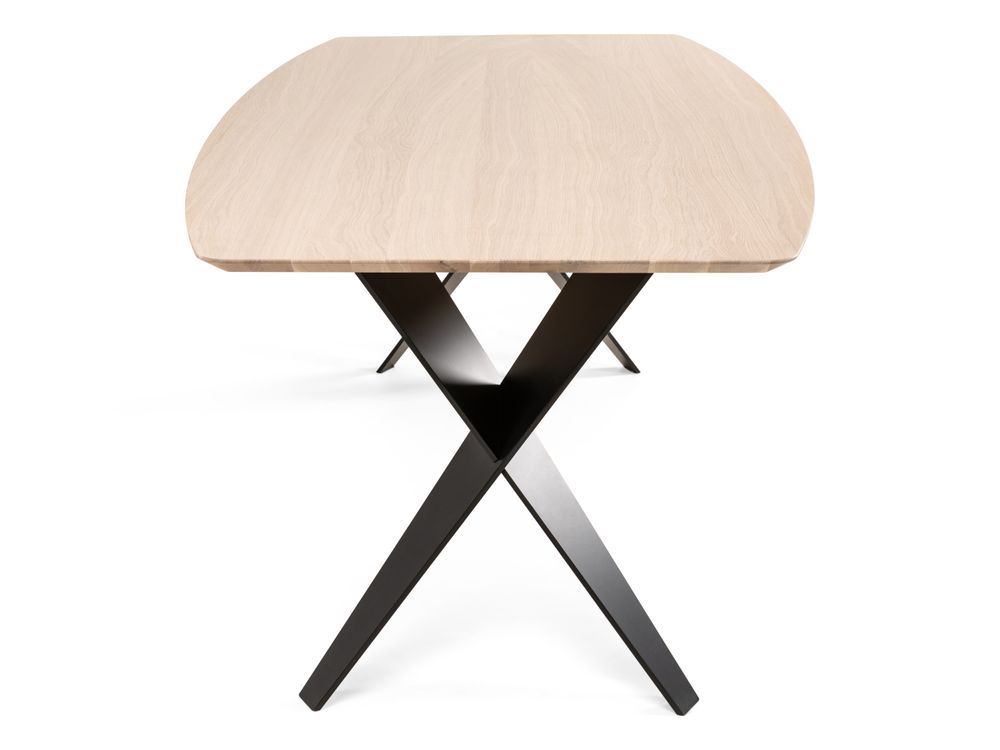Eetkamertafel VIANO - Eik/wit FBM-37-000035