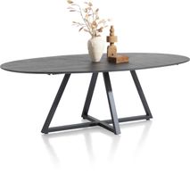 Eetkamertafel ELIPS RIDGEFIELD - Castle anthracite HEH 46346-CAN