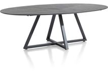 Eetkamertafel ELIPS RIDGEFIELD - Castle anthracite HEH 46346-CAN