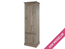 Wandkast smal YORK - Lariks & Crystal Oak Beig MBR-1-000010