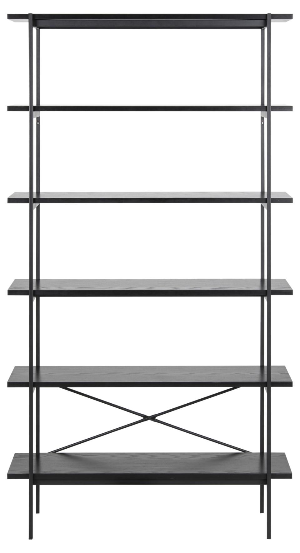 Boekenkast ANGUS - Zwart