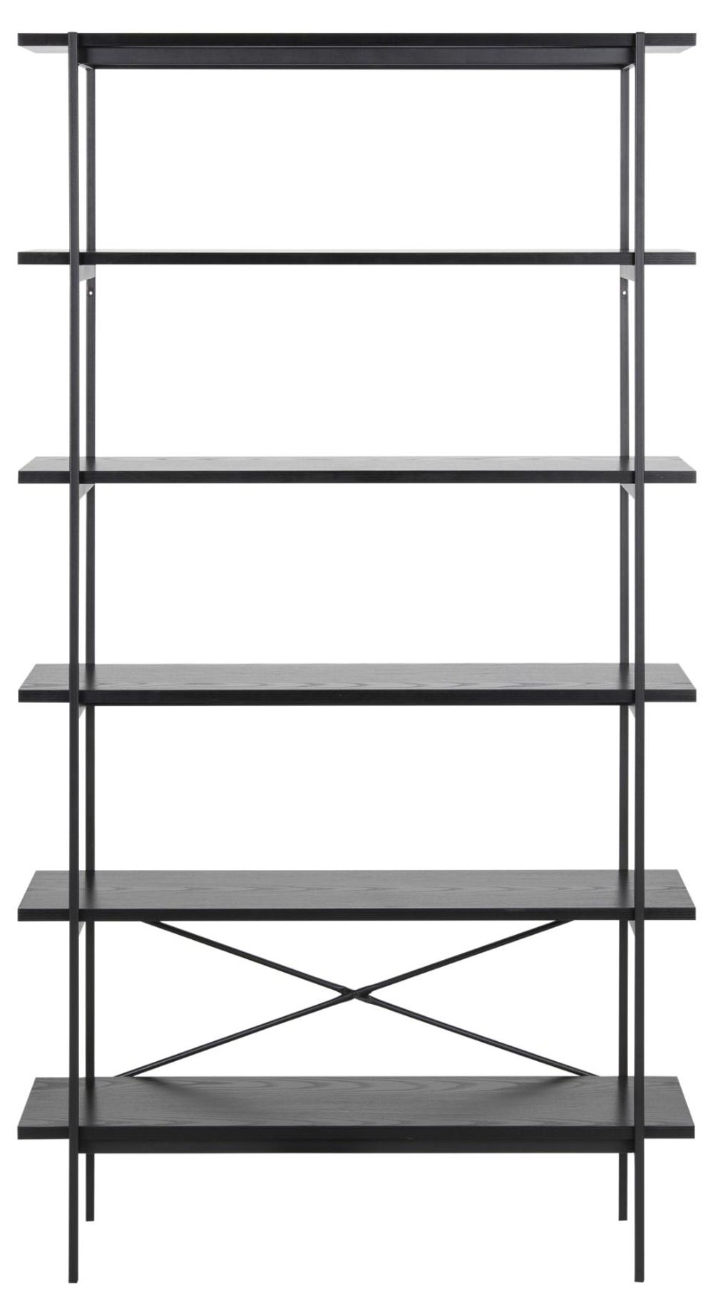 Boekenkast ANGUS - Zwart ACT 0000090081