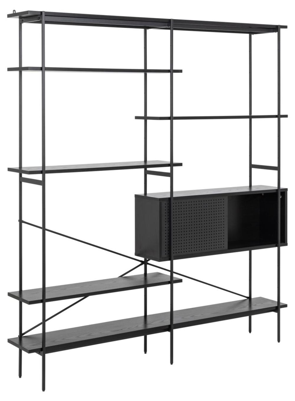 Boekenkast ANGUS - Zwart ACT 000020397