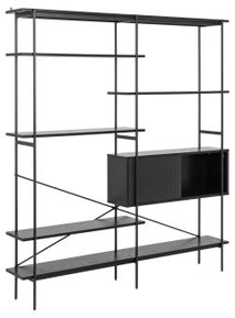Boekenkast ANGUS - Zwart ACT 000020397