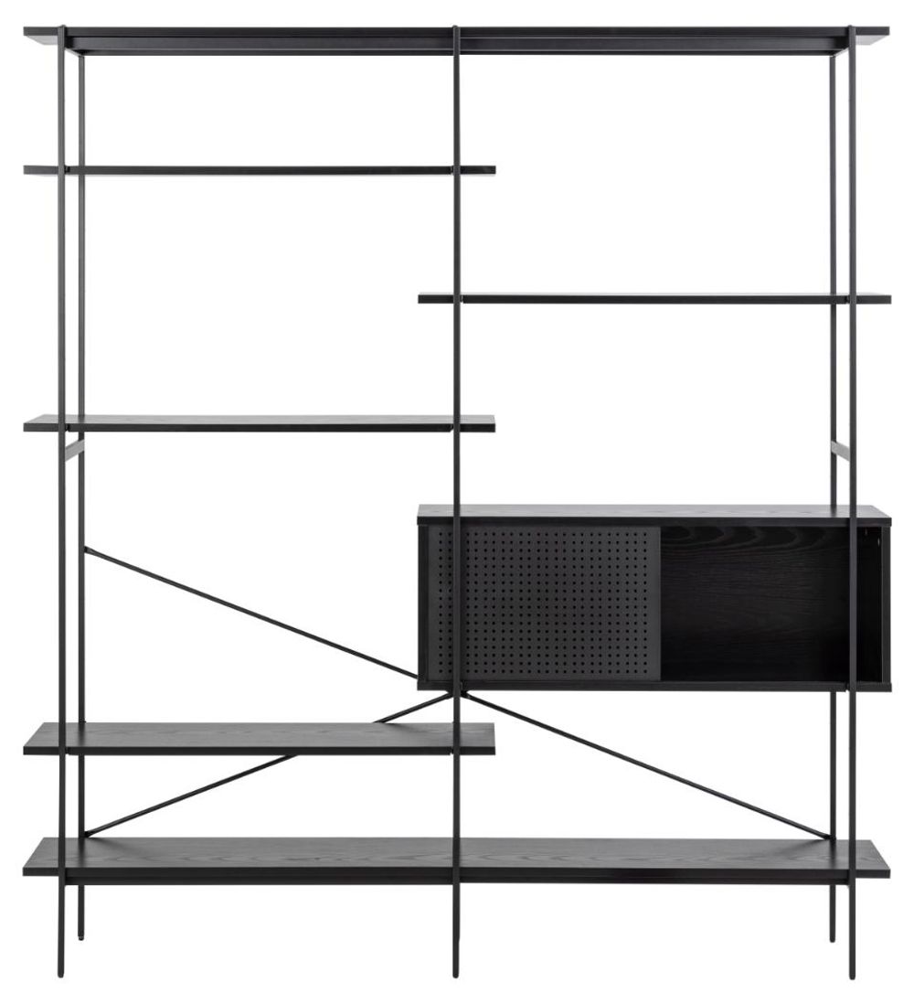 Boekenkast ANGUS - Zwart ACT 000020397