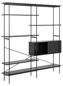 Boekenkast ANGUS - Zwart ACT 000020397