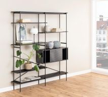 Boekenkast ANGUS - Zwart ACT 000020397