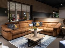 Hoekzetel BALCONY met relax - Sisso cognac HIM BA HKS