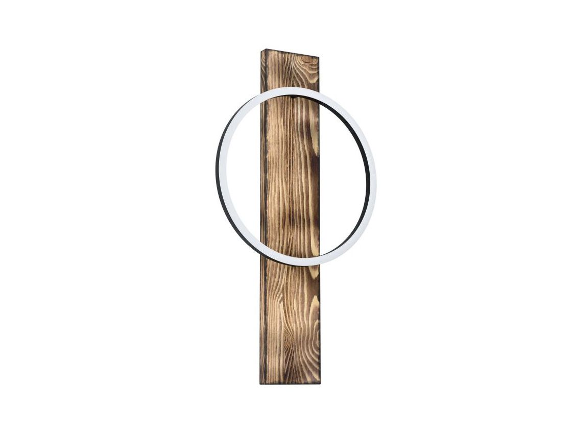 Wandlamp BOYAL - Zwart/Bruin