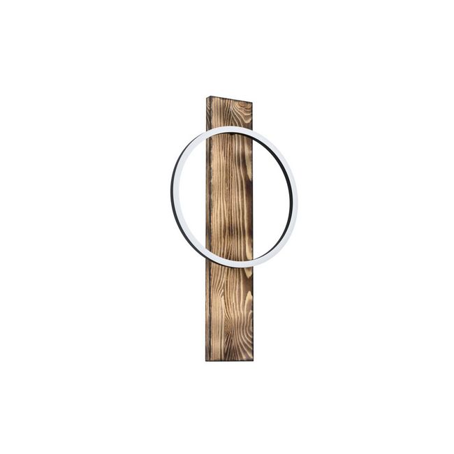 Wandlamp BOYAL - Zwart/Bruin