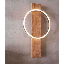 Wandlamp BOYAL - Zwart/Bruin EGL 99353