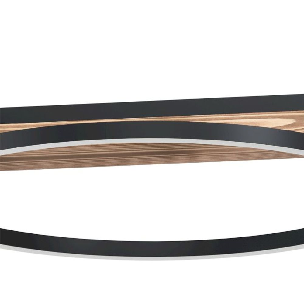 Hanglamp BOYAL - Zwart/Bruin EGL 99624