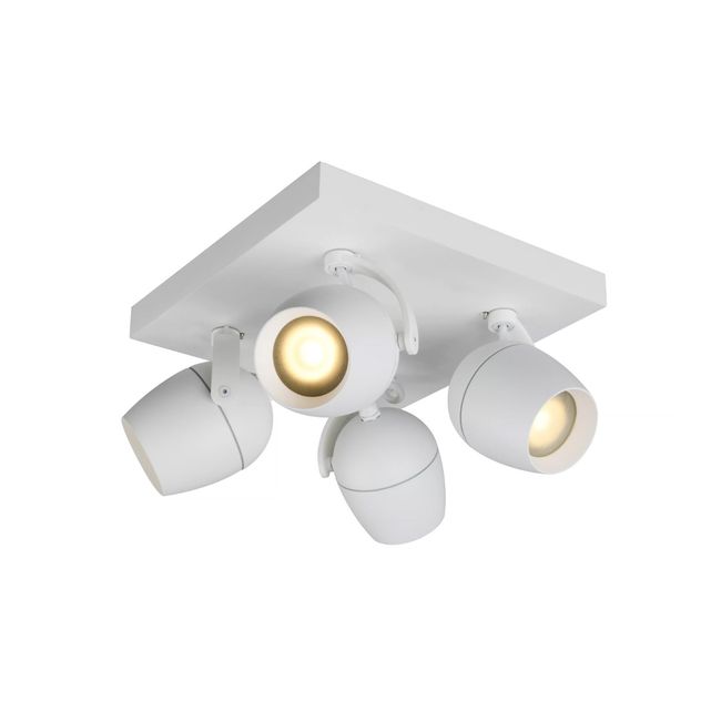 Plafondspot 4X PRESTON - Wit