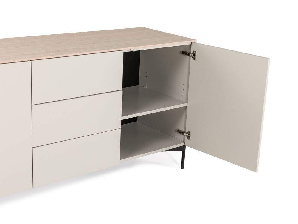 Dressoir CITY LINE ROMA - Zijdegrijs FBM CI 83-7044