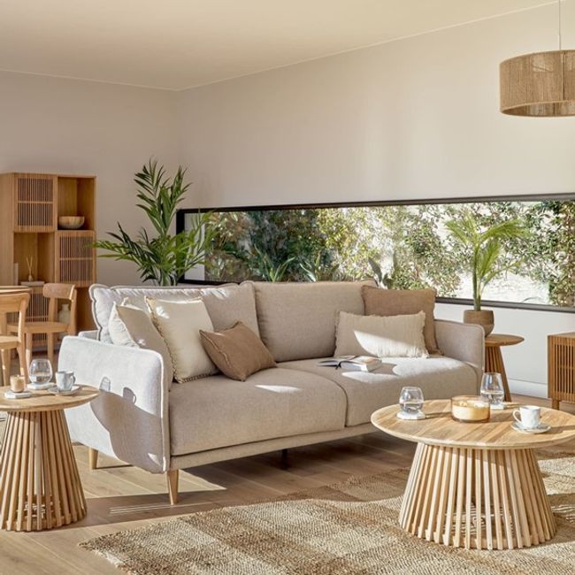 3-ZIT CARLOTA - Beige