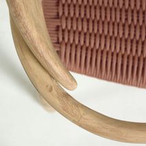 Stoel NINA - Acaciahout / Ecru KAV CC0555J86