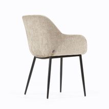 Armstoel KONNA - Beige chenille KAV CC0934BG12