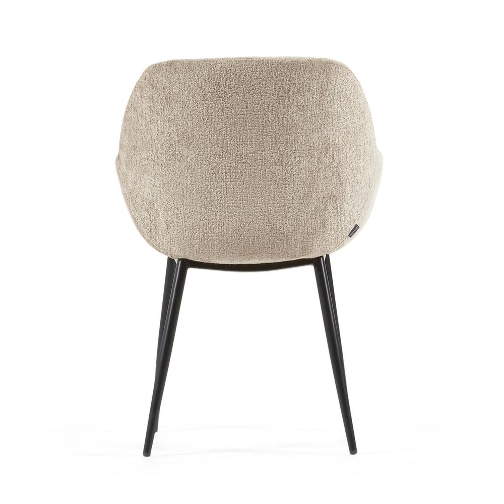Armstoel KONNA - Beige chenille KAV CC0934BG12
