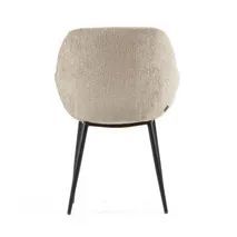 Armstoel KONNA - Beige chenille KAV CC0934BG12