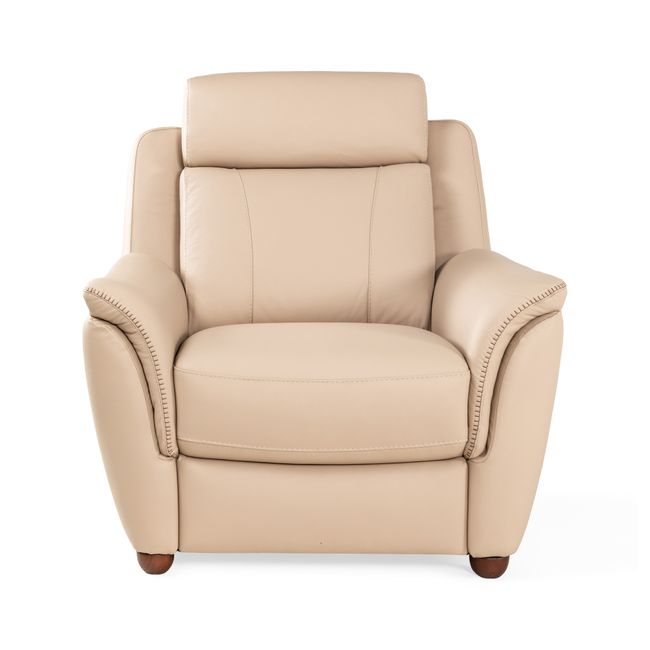 Fauteuil AFFOGATO - Beige leder