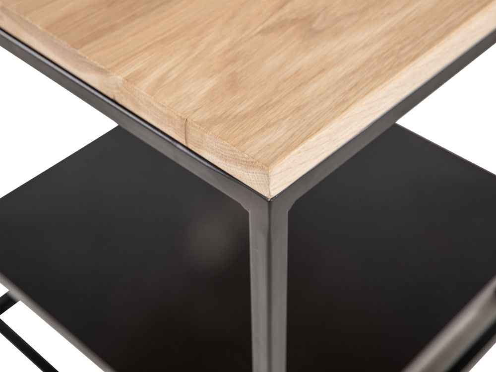 Hoektafel GLASGOW - Smoked Oak FDF-18-000017