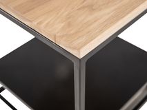Hoektafel GLASGOW - Smoked Oak FDF-18-000017