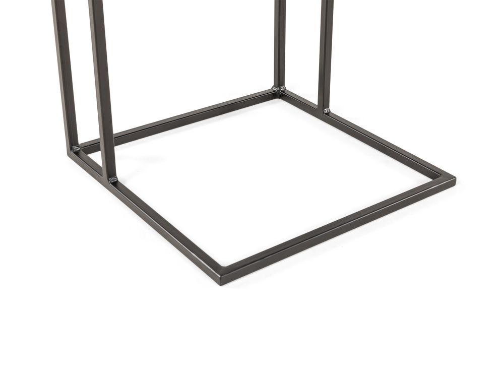 Bijzettafel GLASGOW - Zwart FDF-18-000056