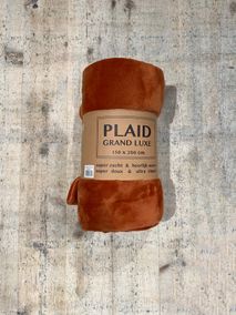 Plaid MICROFIBRE EFFEN - Taupe VDS 8831CO