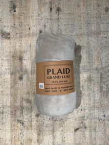 Plaid MICROFIBRE EFFEN - Taupe VDS 8831SA