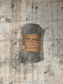 Plaid MICROFIBRE EFFEN - Taupe VDS 8831TA