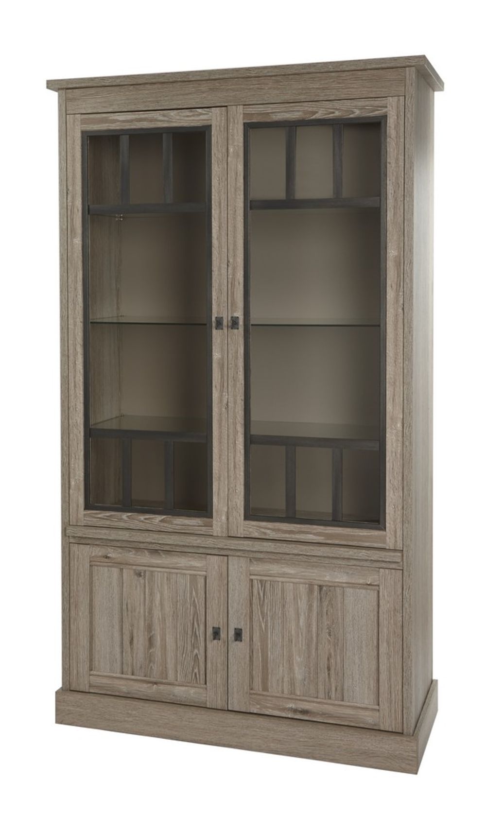 Kast vitrine YORK - Crystal Oak Beige MBR-1-000063