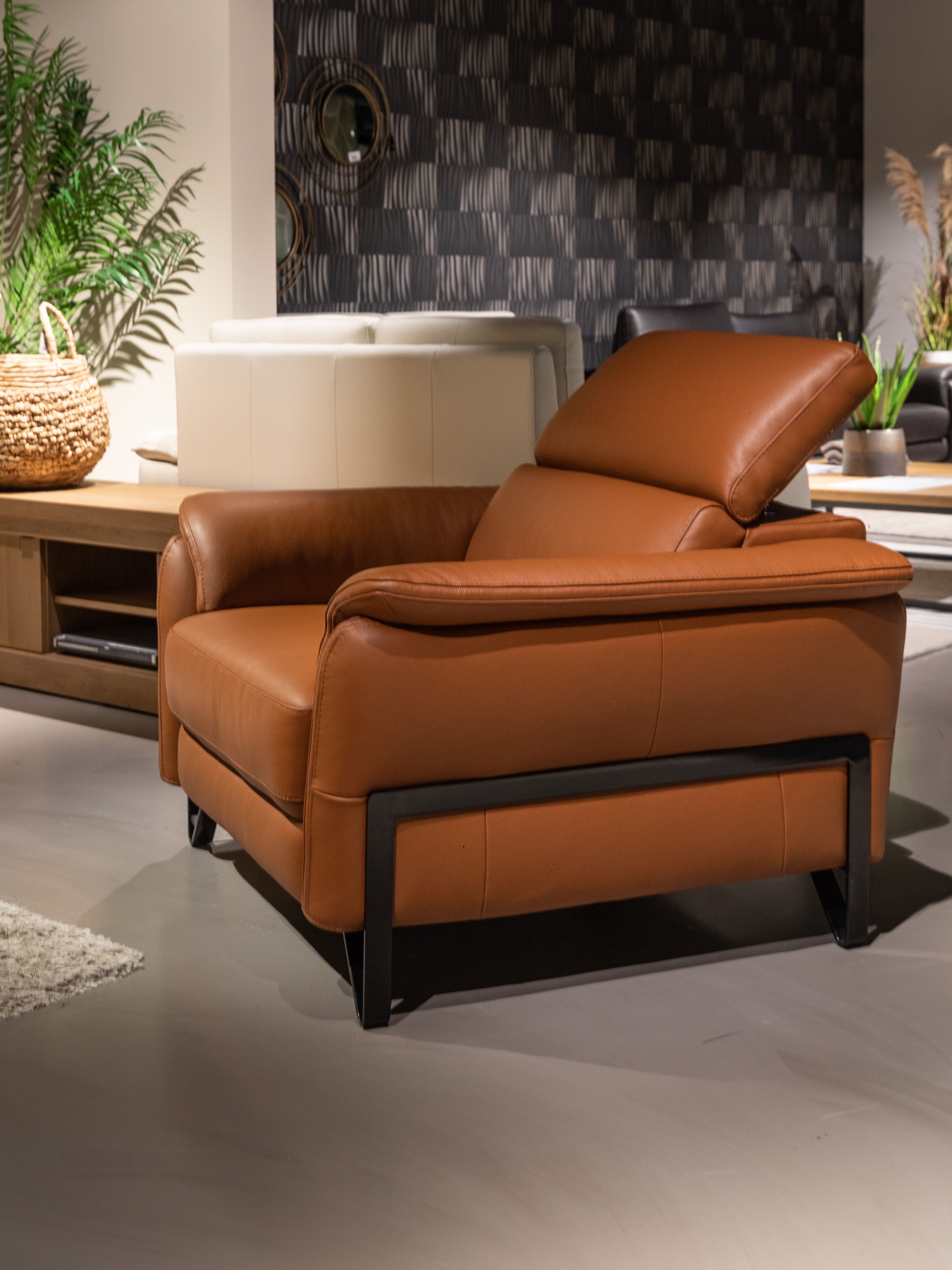Fauteuil ALADIN - Cognac
