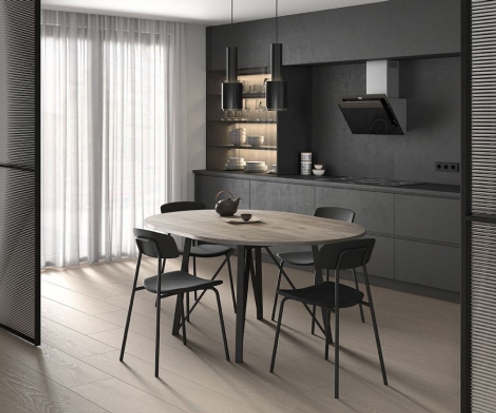 Stoel LAZIO - Zwart PFT-254-000003-D900