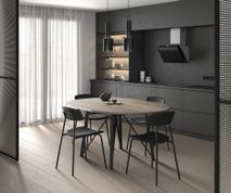 Stoel LAZIO - Zwart PFT-254-000003-D900