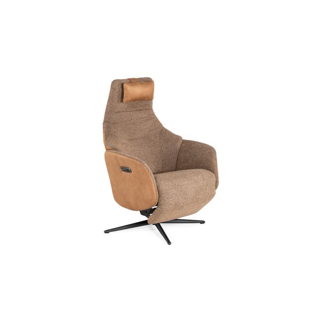Elektrische relaxfauteuil RANA - Caramel