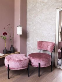 Poef RONDA - Roze CCM 48382ROZ