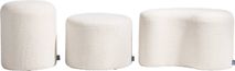 Poef KELLY - Wit CCM 48405CRE