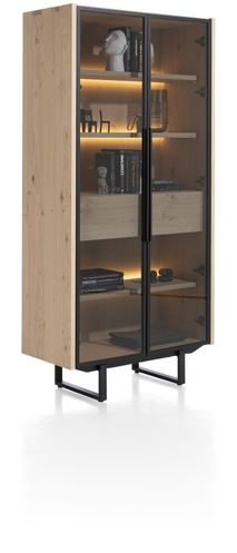 Vitrine MODALI - Eikenfineer Onyx XOO 45882-NAT