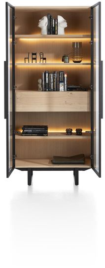 Vitrine MODALI - Eikenfineer Onyx XOO 45882-NAT
