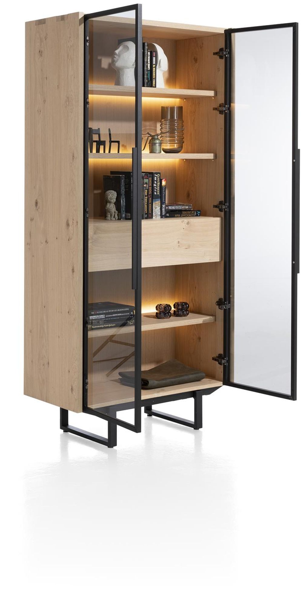 Vitrine MODALI - Eikenfineer Onyx XOO 45882-NAT