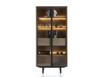 Vitrine MODALI - Eikenfineer Onyx XOO 45882-NAT