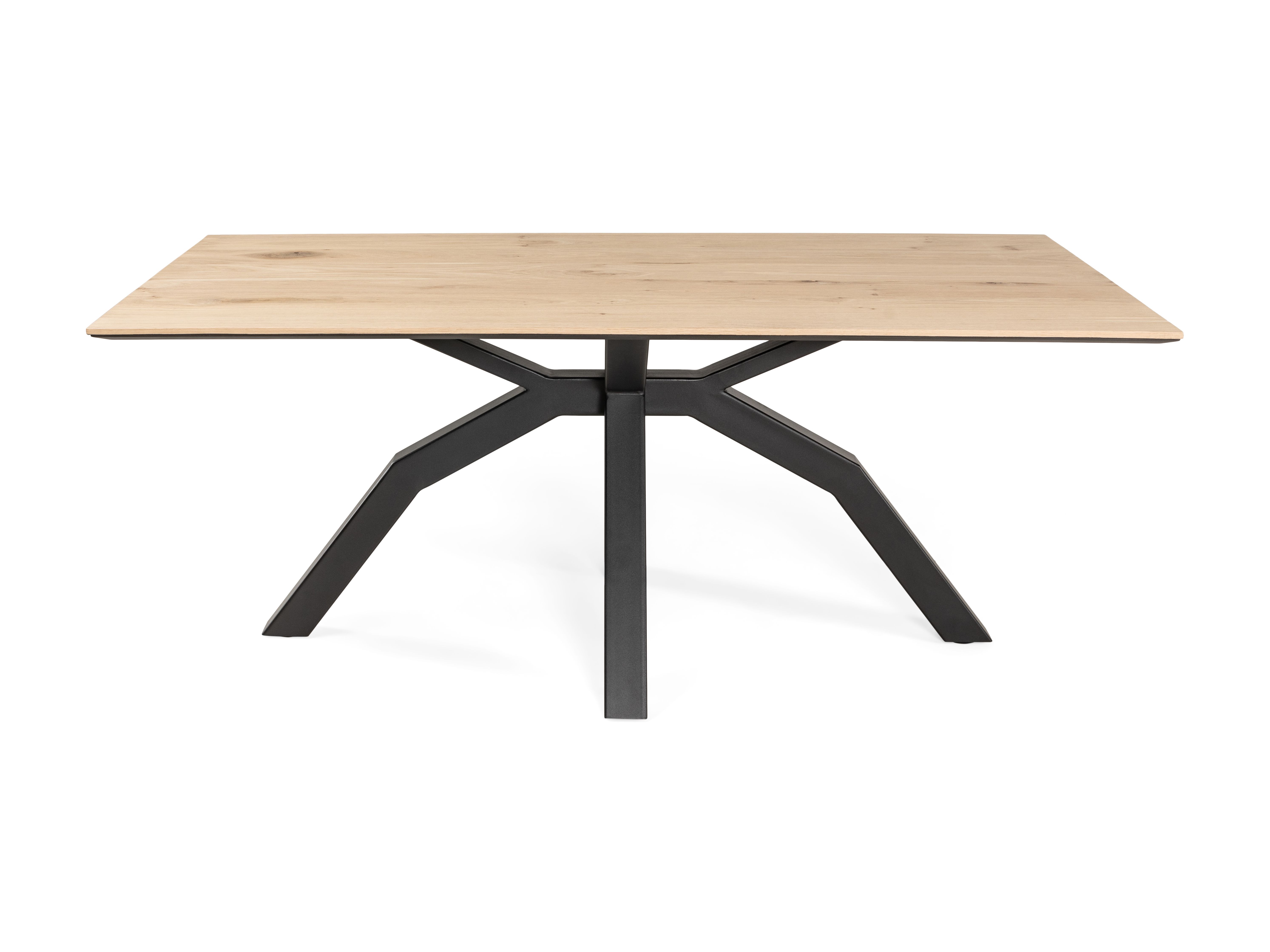 Eetkamertafel incl. spinpoot LIVADA - Natural Lacq HEH 42077