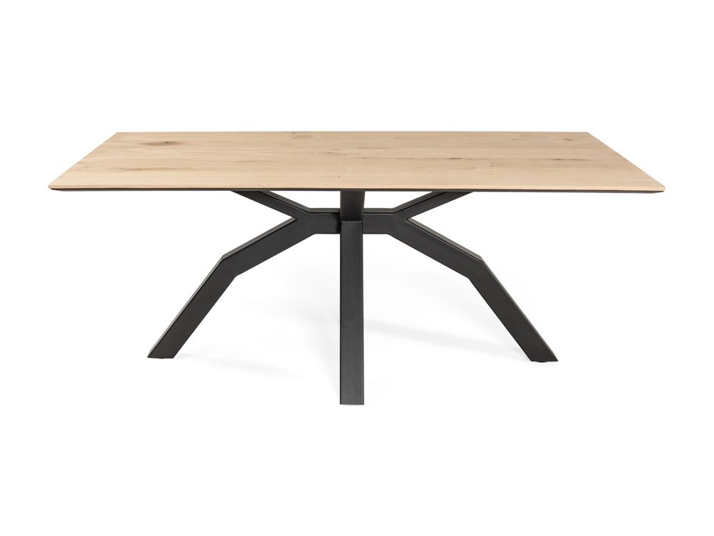 Eetkamertafel incl. spinpoot LIVADA - Natural Lacq HEH 42077