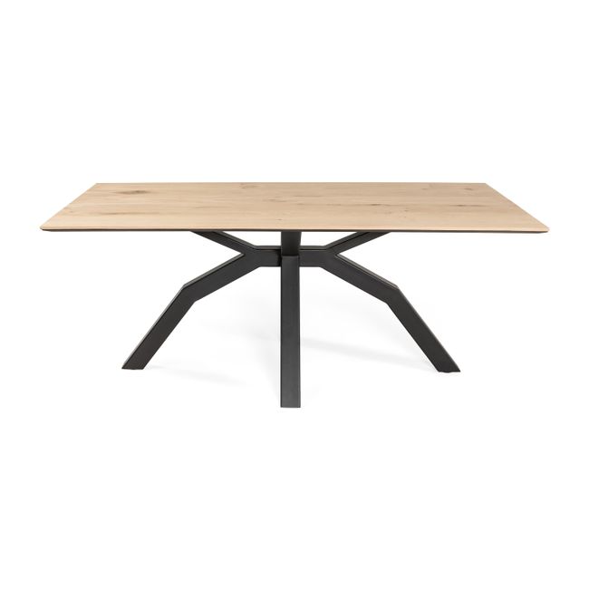 Eetkamertafel incl. spinpoot LIVADA - Natural Lacq